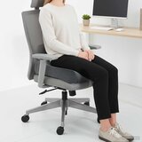  Jastuk za sjedalo Jednobojno Siva 40 x 40 x 13 cm PU pjena | shoptok.hr