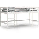  The Living Store Otroški pograd z lestvijo bel 90x200 cm trdna borovina - Otroški Pograd, (21448850) | Shoptok.si