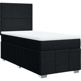 vidaXL Box spring krevet s madracem crni 80 x 200 cm od tkanine | shoptok.hr