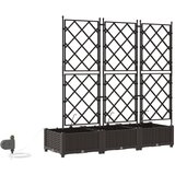  Vrtna saksija 3 pcs Smeđa 120 x 40 x 126 cm Plastika | shoptok.hr