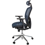 MID.YOU Vrtljiv Stol Venus One, Modra | Shoptok.si