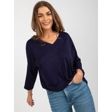 RELEVANCE Blouse-RV-BZ-8630.94-navy blue | Shoptok.si