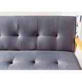 Livetastic ZOFA S POSTELJNO FUNKCIJO, naravne barve, temno siva les, tekstil | Shoptok.si