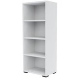 Hanah home polica za knjige glass white