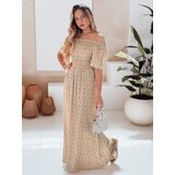 DStreet Sukienka maxi LOVEFLORA w pomarańczowe kwiaty | Shoptok.si