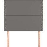  Uzglavlja 2 kom siva 90x5x78/88 cm od umjetne kože | shoptok.hr