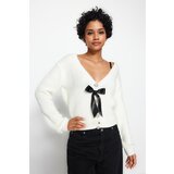 Trendyol Cardigan - Ecru - Regular fit Cene