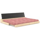 Karup Design Ružičasta sklopiva sofa od samta 196 cm Base – | shoptok.hr