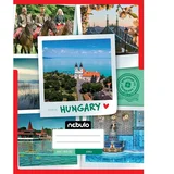 spajalica glatka bilježnica s uzorkom mađarske 80-32 A/4