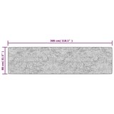 vidaXL perivi tepih 80 x 300 cm sivi protuklizni | shoptok.hr