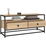 TV ormarić boja hrasta sonome 100x35x45 cm konstruirano drvo | shoptok.hr