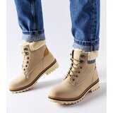 Gemre Beige Insulated Hiking Boots Montalbino | Shoptok.si