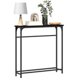  Konzolna stolica Crni hrast 75 x 19,5 x 75 cm Konstruirano drvo | Eponuda.ba