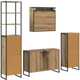  Set namještaja za kupaonicu Umjetnički hrast Konstruirano drvo | shoptok.hr