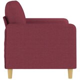  Dvosjed od tkanine crvena boja vina 120 cm | Eponuda.com