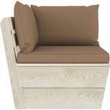  Vrtna kutna sofa od paleta s jastucima impregnirana smrekovina | shoptok.hr