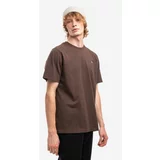 Wood Wood Bombažna kratka majica Sami Classic T-shirt rjava barva