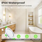 ALUSSO 6x, krom LED vgradni stropni reflektorji 7 W | Shoptok.si