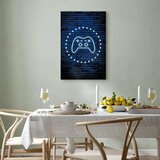  Slika - Neon Gamepad 20x30 Na talijanskom platnu | shoptok.hr