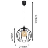  Luster na sajli MERCURE 1xE27/15W/230V | Eponuda.com