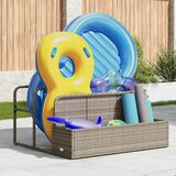  Plovak za bazen za odlaganje svijetlosivi 110x100x57 cm poli ratan | shoptok.hr