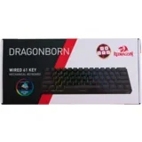 dragonborn K630 rgb mehanska tipkovnica bele barve