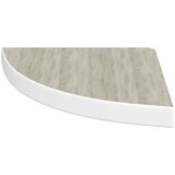  Kutne zidne police 4 kom boja hrasta i bijele 35x35x3,8 cm MDF | Eponuda.com