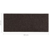 vidaXL Samoljepljivi otirači za stepenice 15 kom 60 x 25 cm tamnosmeđi | shoptok.hr