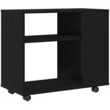  Pomoćni stolić crni hrast 70x35x60 cm inženjerski drvo | shoptok.hr