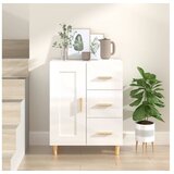 Komoda sjajna bijela 69 5x34x90 cm od konstruiranog drva | shoptok.hr