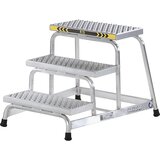 eurokraft pro Nedrseče montažne stopnice, pohodna površina 550 x 300 mm, 1 stopnica, ŠxG 590 x 370 mm | Shoptok.si