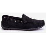 Boto Men's Suede Slip-On Moccasins Black Rayan | Shoptok.si