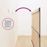  Stensko posteljno vzglavje sivo 185x3x110 cm trdna borovina, (20737382) | Shoptok.si