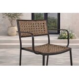 Venture Home Paola vrtna stolica s rukohvatima, prirodna boja drva, set od 4 | shoptok.hr