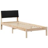  Kovinska posteljna konstrukcija Rjava in črna 75 x 190 cm, (5000084300) | Shoptok.si