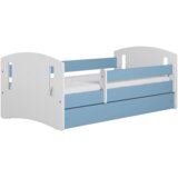 Classic Drveni dječji krevet 2 s ladicom - plavi - 180*80cm | shoptok.hr