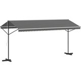  Samostojeća tend Siva 5 x 3 m Poliester | shoptok.hr