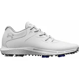 Under Armour Women's UA Charged Breathe 2 Golf Shoes White/Metallic Silver 38,5