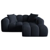 Cosmopolitan Design Tamno plava kutna garnitura od šenila (s desnim kutom/s ležaljkom) Treno – | shoptok.hr