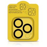 INF Zaščita za objektiv kamere s črno obrobo s popolno pokritostjo za iPhone iPhone 16/16 Plus, (21545356) | Shoptok.si