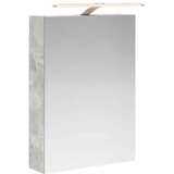  Kupaonski ormar s ogledalom Betonski sivi 50 x 14 5 x 70 cm | shoptok.hr
