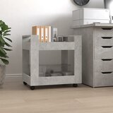 vidaXL Kolica za radni stol boja betona 60x45x60 cm konstruirano drvo cijene