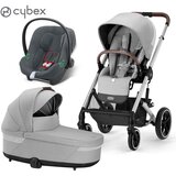 Cybex Gold® otroški voziček 3v1 balios™ s lux lava grey (silver frame) + aton™ b2 steel grey Cene