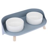 TIAKI Duo keramična posoda za hranjenje - 2 x 450 ml, Ø 12,5 cm | Shoptok.si