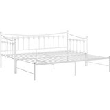  Za krevet na razvlačenje bijeli metalni 90 x 200 cm | shoptok.hr