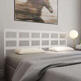  Uzglavlje za krevet bijelo 205 5x4x100 cm od masivne borovine | shoptok.hr