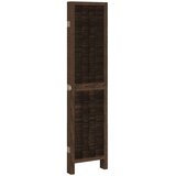  Sobna pregrada s 5 panela tamnosmeđa masivno drvo paulovnije 40 x 160 cm | Shoptok.si