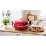 Teesa Supreme FUN TSA3241-R električna peć za pizzu 1200 W &amp;ndash; 420 &amp;deg;C, crvena Slike