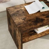  Klubska miza Dimljeni oreh 60 x 50 x 40 cm Konstruiran les, (5000120588) | Shoptok.si