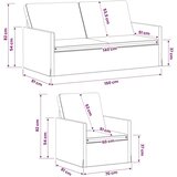  Set sofe 2 pcs Svijetlo zelena Baršun - Svijetlo zelena Jednostruka + Dvostruka (140 cm) | shoptok.hr
